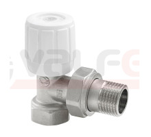 Клапан VALFEX для радиаторов, ручной угловой 1/2" (компактный) (VF.07.R.04)