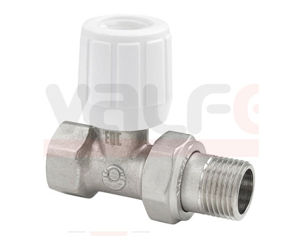 Клапан VALFEX для радиаторов, ручной прямой 1/2" (компактный) (VF.08.R.04) Клапан VALFEX для радиаторов, ручной прямой 1/2" (компактный) (VF.08.R.04)