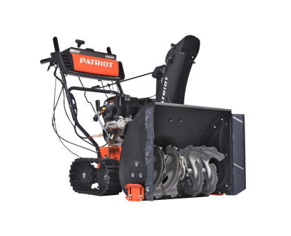 Снегоуборщик ПАТРИОТ СИБИРЬ 85 ЕТ 7 л.с.,стартер ручной/220В, ковш 61 см. гусеницы