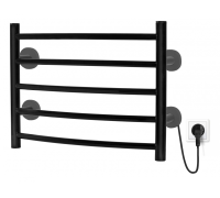 Полотенцесушитель электрический ITECH, TANGO, 65 Вт, 53х40, черный матовый, прав., П5 I 05 313