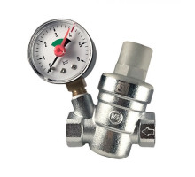 Редуктор давления STI 3/4" с манометром (1-6 бар)							