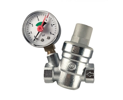 Редуктор давления STI 3/4" с манометром (1-6 бар)							