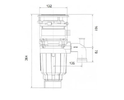 Измельчитель пищевых отходов BONECRUSHER (BC610-AS)
