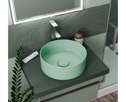 Раковина накладная D&K Matrix светло зеленый 355*355*120мм (DT1391512)