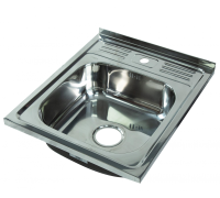 Мойка I-TECH квадратная накладная 600х500х180х0,8 пол								