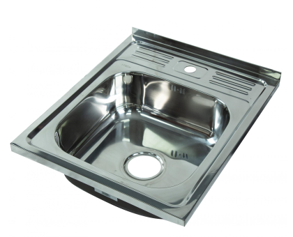 Мойка I-TECH квадратная накладная 600х500х180х0,8 пол								