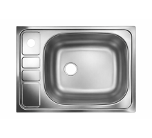 Мойка нерж. "Юкинокс" Классика 56*43,5 врезная левая (CLM560.435-5K 2L) 