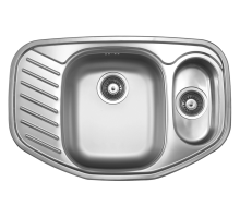 Мойка нерж. "Юкинокс" Комфорт 77*50 Лайн, врезная (COL776.507-GW8K 2C)