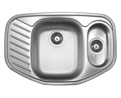 Мойка нерж. "Юкинокс" Комфорт 77*50 Лайн, врезная (COL776.507-GW8K 2C)