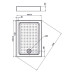 Поддон Nova Square 120х80 прямоуг Ми- — рсант УТ000040701