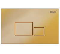 Клавиша смыва DK матовое золото Quadro (DB1519003)