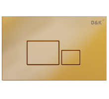 Клавиша смыва DK матовое золото Quadro (DB1519003)