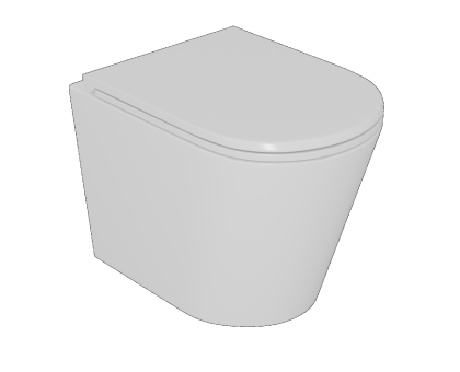 Унитаз D&K подвесной безободковый (торнадо), сиденье микролифт Venice (DT1026516)