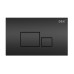 Клавиша смыва D&K Quadro DB1519025, универсальная, ЧЁРНАЯ