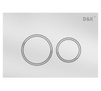 Клавиша смыва D&K Bayern (арт.инсталл DI8050127), белый (DB1529016)										