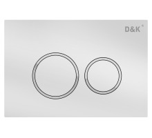 Клавиша смыва D&K Bayern (арт.инсталл DI8050127), белый (DB1529016)										