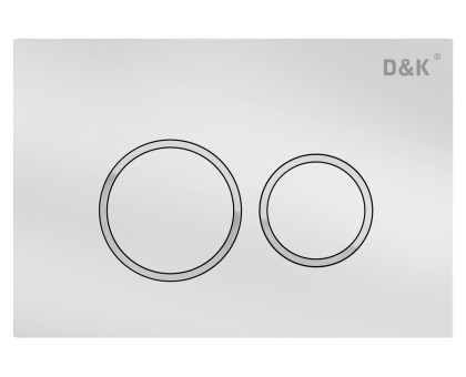 Клавиша смыва D&K Bayern (арт.инсталл DI8050127), белый (DB1529016)										