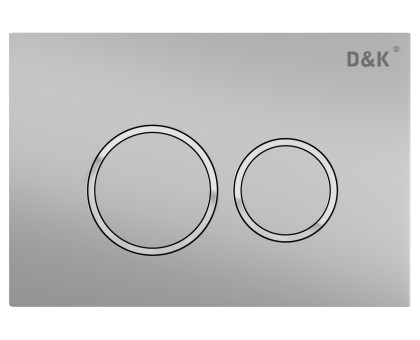 Клавиша смыва D&K Bayern DB1529002.2 (арт.инсталл DI8050127), матовый хром
