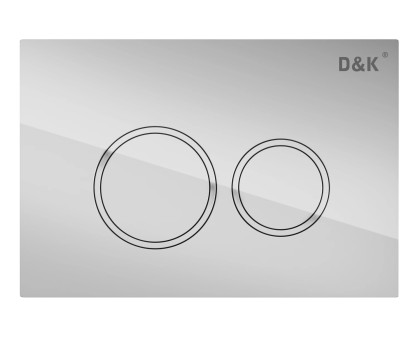 Клавиша смыва D&K Bayern (арт.инсталл DI8050127), ХРОМ (DB1529001)