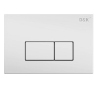 Клавиша смыва D&K Rhein (арт.инсталл DI8050127), БЕЛАЯ (DB1499016)