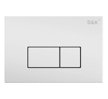 Клавиша смыва D&K Rhein (арт.инсталл DI8050127), БЕЛАЯ (DB1499016)