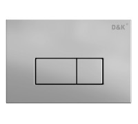 Клавиша смыва D&K Rhein (арт.инсталл DI8050127), МАТОВЫЙ ХРОМ (DB1499002)