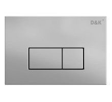 Клавиша смыва D&K Rhein (арт.инсталл DI8050127), МАТОВЫЙ ХРОМ (DB1499002)