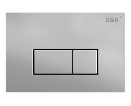 Клавиша смыва D&K Rhein (арт.инсталл DI8050127), матовый хром (DB1499002)