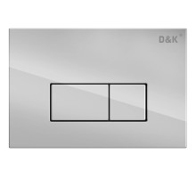 Клавиша смыва D&K Rhein (арт.инсталл DI8050127), ХРОМ (DB1499001)