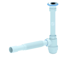 Сифон умыв бут 1 1/4"x40 гофр 40х40/50 нерж/сетка Орио А-32059