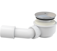 Сифон д/поддона h=60мм пер/тр 45гр &mdash; 40/50 Alca A491CR