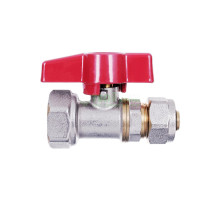 Кран шаровый STC-Faro мп перех Ду1/2"вн/рх20 баб 1