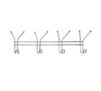 Настенные крючки, проволока стальная, 03, Milardo, 003W000M41