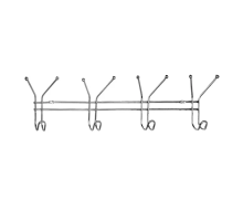 Настенные крючки, проволока стальная, 03, Milardo, 003W000M41