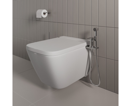 Гигиенический душ Milardo с установкой на унитаз, глянцевый хром, Tidy (001SB00M08)