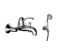 Смеситель Zipponi GIOTTO для ванны 1-рычажный, с ручной лейкой в комплекте, хром GO105CR22TZ 