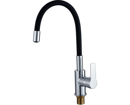 Смеситель для кухонной мойки с гибким изливом RUSH Siple SI7335-60Black Смеситель для кухонной мойки с гибким изливом RUSH Siple SI7335-60Black