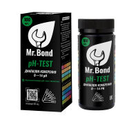 Комплект полосок индикаторов для измерения PH, 100шт Mr.Bond pH-TEST  