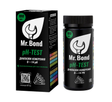 Комплект полосок индикаторов для измерения PH, 100шт Mr.Bond pH-TEST  