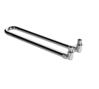 Угольник радиаторный с хромированной латунной трубкой,сдвоенный 16 (2,2)х 15 мм,30 см HU1616-30 TIM