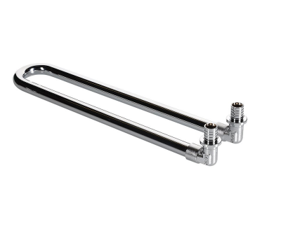 Угольник радиаторный с хромированной латунной трубкой,сдвоенный 16 (2,2)х 15 мм,30 см HU1616-30 TIM