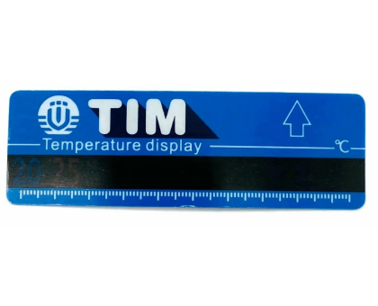 Термометр-полоска на коллекторах обратки(синий) M323-2 TIM (20-60)