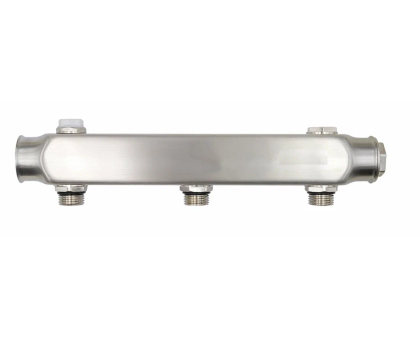 Коллектор из нерж стали с межосевым расстоянием выходов 100 мм. 1"х1/2"-3 выхода ZSc.404.060403S 