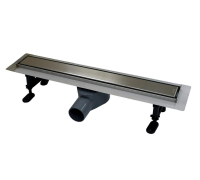 Водоотводящий желоб с двусторон решеткой (полная или под плитку),с комб затвор 60х700мм BAD717002