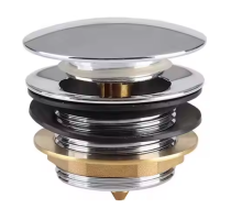 Донный клапан с переливом 1 1/2" (хромированный)BAR0404B TIM