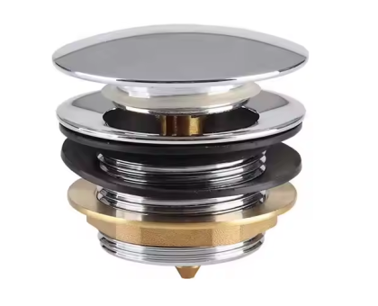 Донный клапан с переливом 1 1/2" (хромированный)BAR0404B TIM