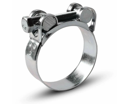 Хомут усиленный, одноболтовый, оцинкованная сталь 149-161мм TW149-161-1 TIM