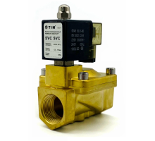 Клапан электромагнитный (нормально закрытый) 220В 0.3-16BAR G 1" SVC-0104 TIM
