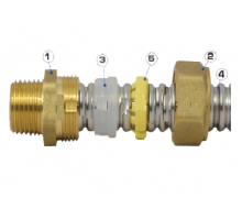 Муфта с НР SM 15x1/2 "FLEXSY"