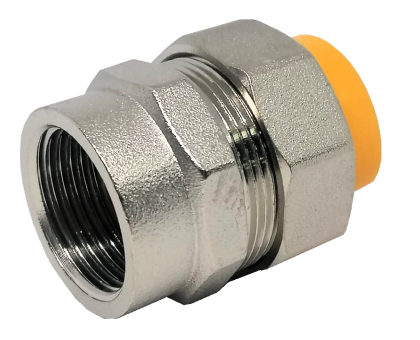 Муфта труба-вн.резьба  для газа (никелированная) 1/2*15	ZTI.672.001504N										